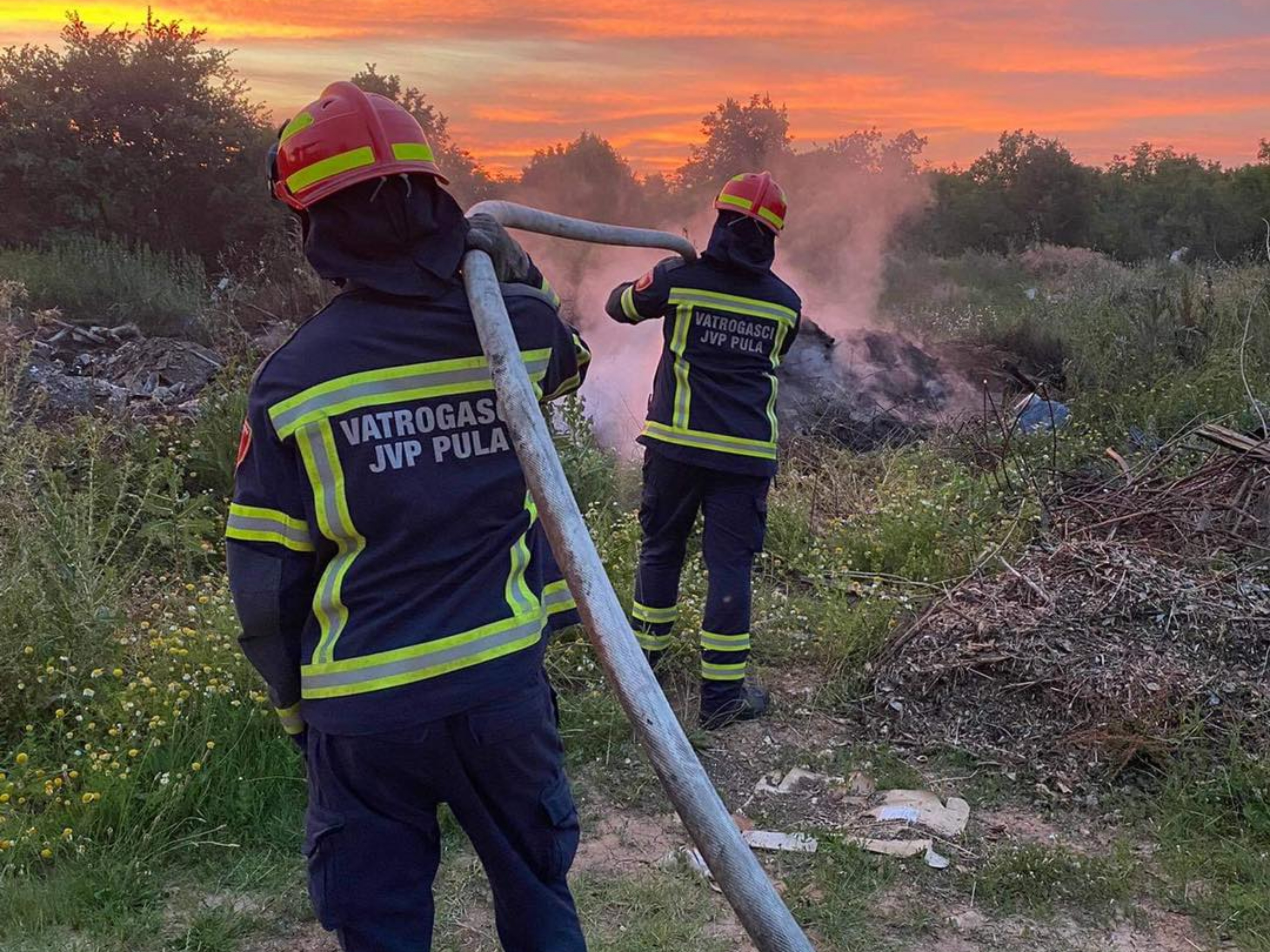 Sve je spremno za požarnu sezonu u Puli, doći će i sezonski vatrogasci u ispomoć